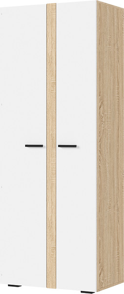 Изображение товара Шкаф Стендмебель Санса ШК-02 2-х створчатый (белый/дуб сонома)