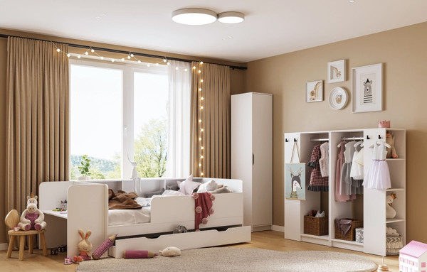 Изображение товара Кровать-тахта Стендмебель Руна КР 01 90x190 со столиком (белый)