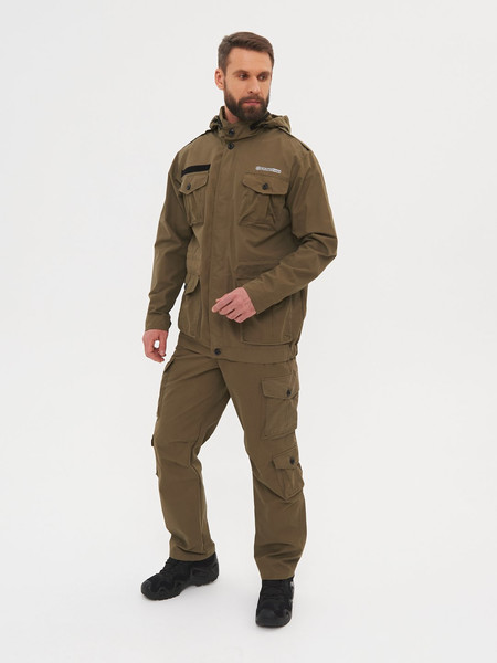 Изображение товара Штаны для охоты и рыбалки Huntsman Крафт Олива Ravena (р.60-62/188)