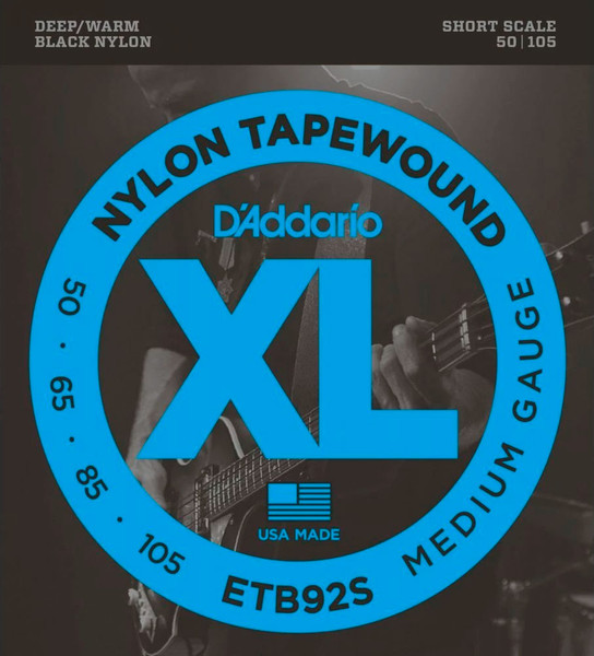 Изображение товара Струны для бас-гитары D'Addario ETB92S Tapewound 50-105