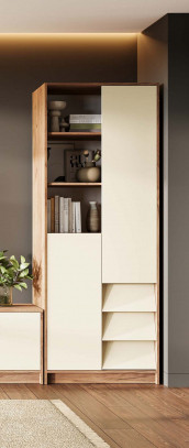 Изображение товара Шкаф Стендмебель Рейн СТЛ 01 (кашемир/дуб крафт табачный)