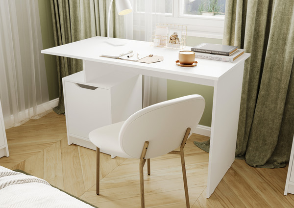 Изображение товара Письменный стол Стендмебель Руна СТ 01 (белый)