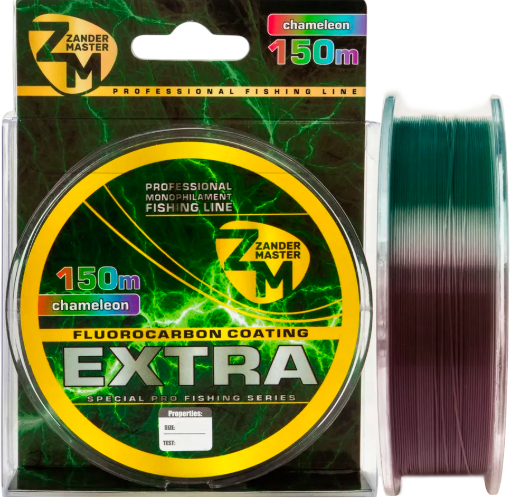 Изображение товара Леска монофильная ZanderMaster Extra Chameleon 0.165мм 4.3кг / 31047 (150м)