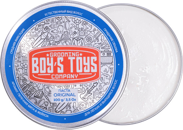 Изображение товара Паста для укладки волос Boy's Toys Original Матовая средней фиксации (100г)