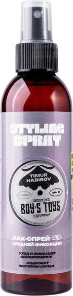 Изображение товара Лак для укладки волос Boy's Toys средней фиксации (200мл)
