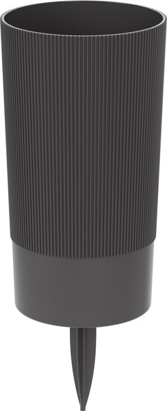 Изображение товара Ваза садовая Альтернатива Версаль с колышком М8939 (графит)