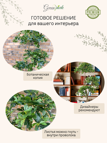 Изображение товара Искусственное растение GreenPark Шеффлера древовидная Арборикола / GP-057/180