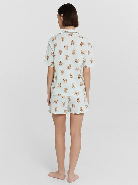 Изображение товара Пижама Mark Formelle 592553 (р.164/170-88-94, собачки на светлой мяте)