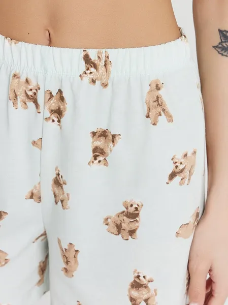 Изображение товара Пижама Mark Formelle 592553 (р.164/170-92-98, собачки на светлой мяте)