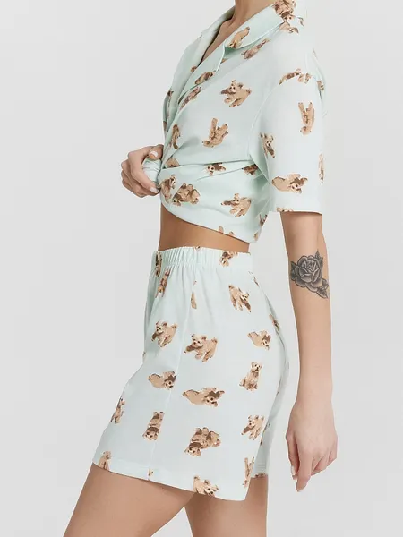 Изображение товара Пижама Mark Formelle 592553 (р.164/170-92-98, собачки на светлой мяте)