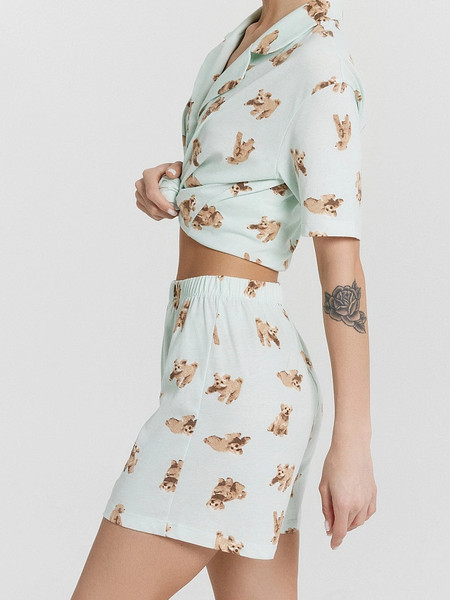 Изображение товара Пижама Mark Formelle 592553 (р.164/170-100-106, собачки на светлой мяте)