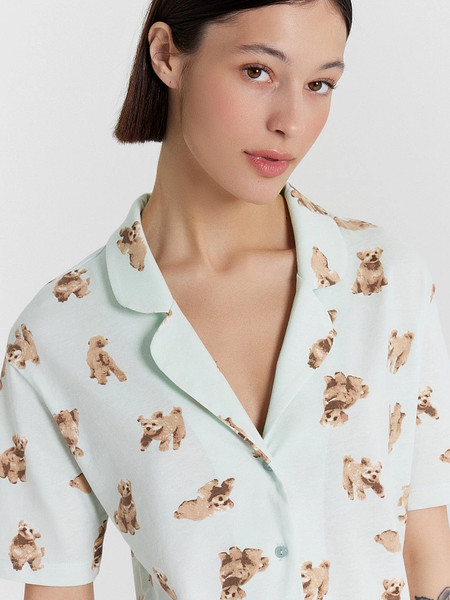 Изображение товара Пижама Mark Formelle 592553 (р.164/170-100-106, собачки на светлой мяте)