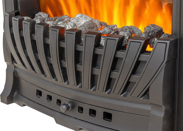 Изображение товара Каминокомплект Смолком Verona STD-ASP Aspen Black (бьянко белый)