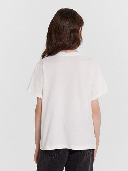 Изображение товара Комплект футболок детских Mark Formelle 117835-2 (р.158-80, белый/бело-розовые разводы)