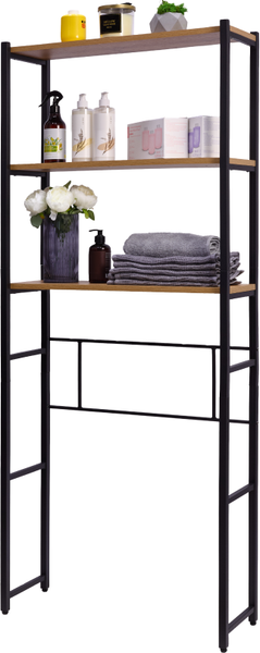 Изображение товара Стеллаж Solmax&Home Loft ЛДСП СВЛ15 / IS99951 (дуб вотан/черный)