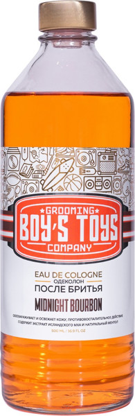 Изображение товара Одеколон после бритья Boy's Toys Midnight Bourbon (500мл)