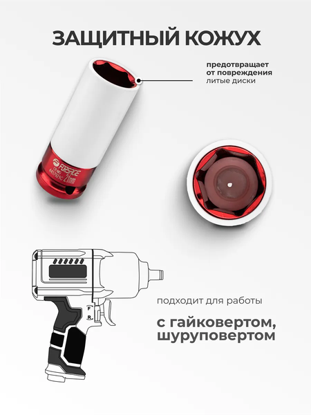 Изображение товара Головка слесарная Forsage F-4457921C (61715)