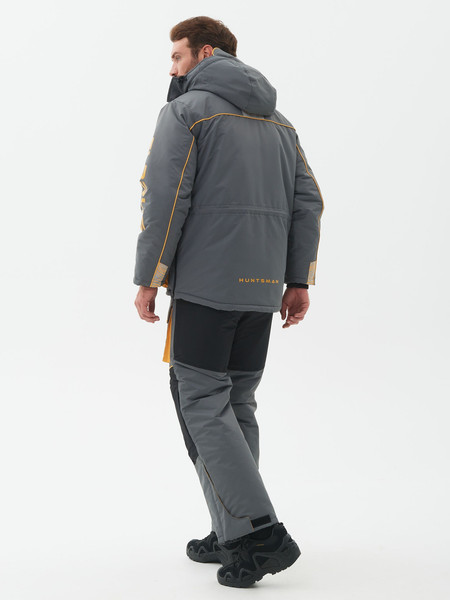 Изображение товара Костюм для охоты и рыбалки Huntsman Elbrus -35°C (р.44-46/182-188, серый/банан)