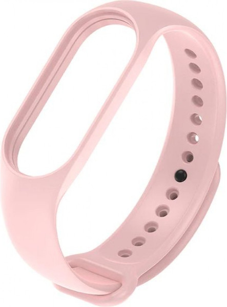 Изображение товара Ремешок для фитнес-трекера Rumi Силиконовый для Xiaomi Mi Smart Band 7 (пастельно-розовый)