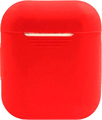 Изображение товара Чехол для наушников Rumi Силиконовый для Apple AirPods/AirPods 2 (красный)