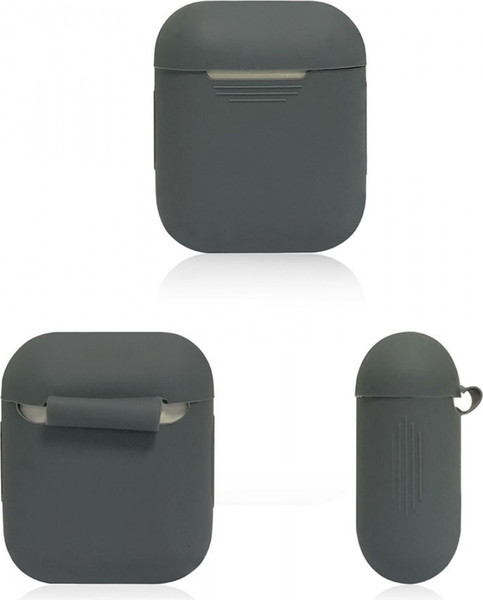 Изображение товара Чехол для наушников Rumi Силиконовый для Apple AirPods/AirPods 2 (мокрый асфальт)