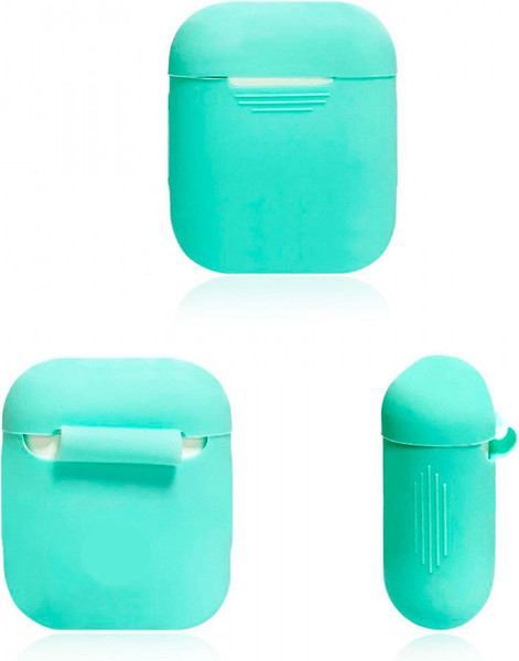 Изображение товара Чехол для наушников Rumi Силиконовый для Apple AirPods/AirPods 2 (мятный)