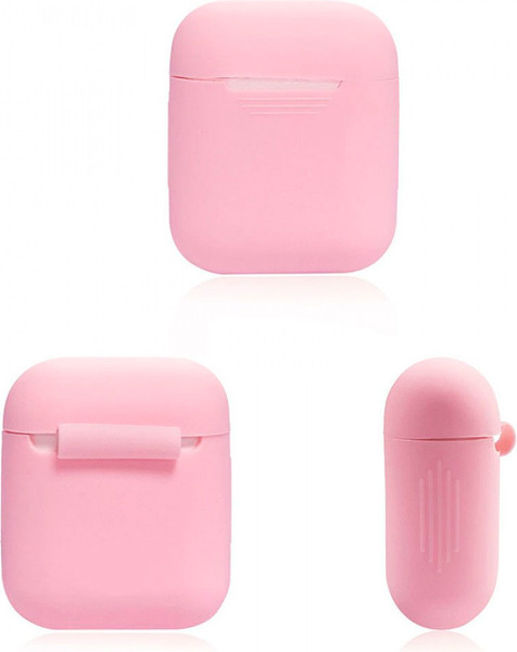 Изображение товара Чехол для наушников Rumi Силиконовый для Apple AirPods/AirPods 2 (розовый)