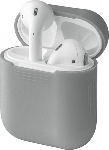 Изображение товара Чехол для наушников Rumi Силиконовый для Apple AirPods/AirPods 2 (серый)