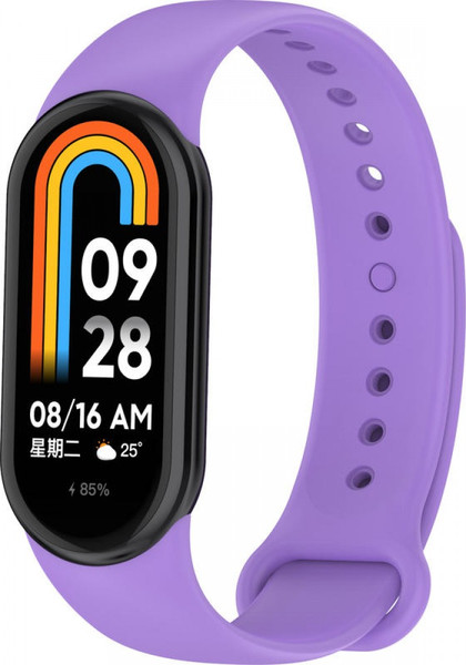 Изображение товара Ремешок для фитнес-трекера Rumi Силиконовый для Xiaomi Smart Band 8/9 (лавандовый)