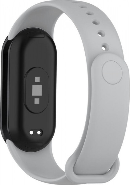 Изображение товара Ремешок для фитнес-трекера Rumi Силиконовый для Xiaomi Smart Band 8/9 (серый)