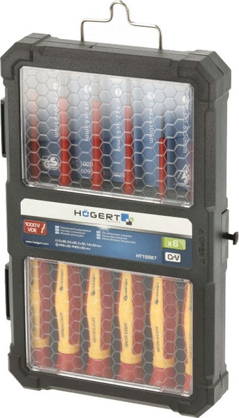 Изображение товара Набор отверток Hoegert 1000 V / HT1S987 (6шт)
