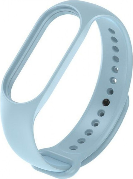 Изображение товара Ремешок для фитнес-трекера Rumi Силиконовый для Xiaomi Mi Smart Band 7 (светло-синий)