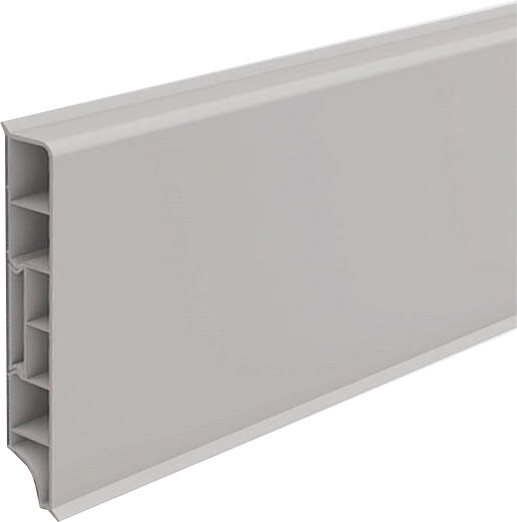 Изображение товара Плинтус Ideal Дюра прямоугольный 80мм 002 (2.2м, светло-серый)