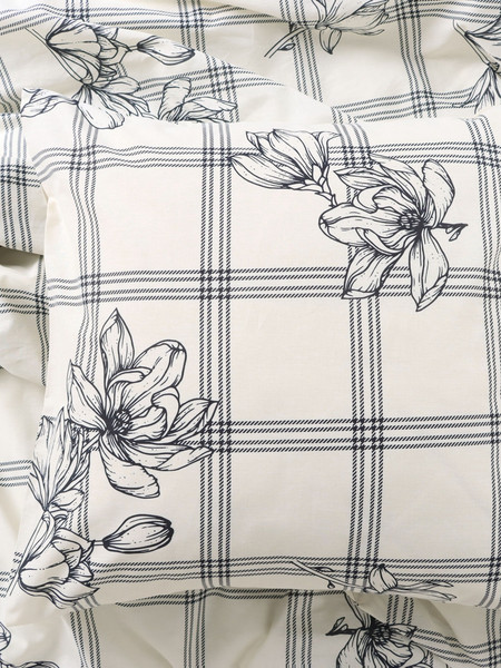 Изображение товара Комплект постельного белья Этель Ink flowers Евро 10706945