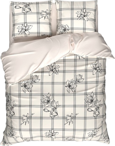 Изображение товара Комплект постельного белья Этель Ink flowers Евро 10706945