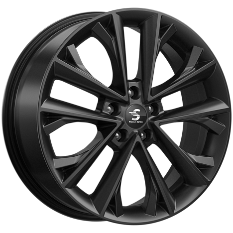 Литой диск SKAD Premium КР012 Jetour X70/X90 18x7" 5x108мм DIA 60.1мм ET 38мм (Fury Black) — фото 3