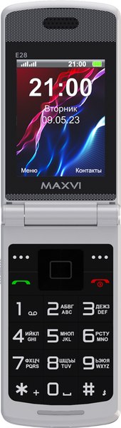 Изображение товара Мобильный телефон Maxvi E28 (маренго)