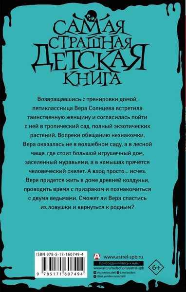Изображение товара Книга АСТ Сад заблудившихся детей, твердая обложка (Красильникова Людмила)
