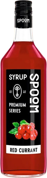 Изображение товара Сироп Spoom Красная смородина (1л)