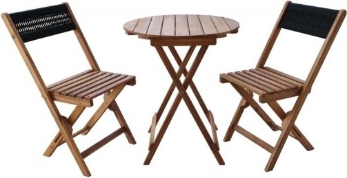 Изображение товара Комплект садовой мебели National Tree Company из акации TP2093.0.5 (3 предмета)