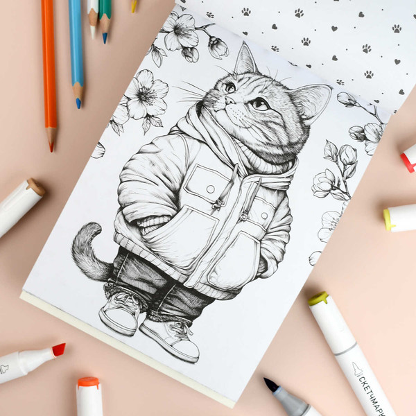 Изображение товара Раскраска Феникс+ Современная. Модные животные / 70889