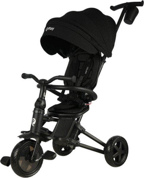 Изображение товара Трехколесный велосипед с ручкой QPlay Rider / S700-16 (черный)