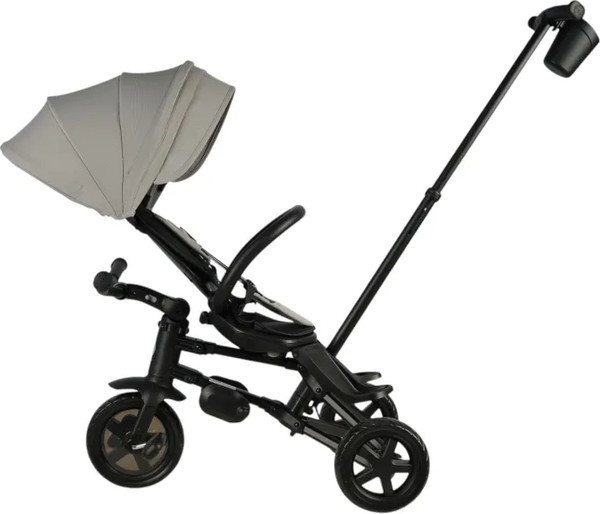 Изображение товара Трехколесный велосипед с ручкой QPlay Rider / S700-16 (серый/черный)