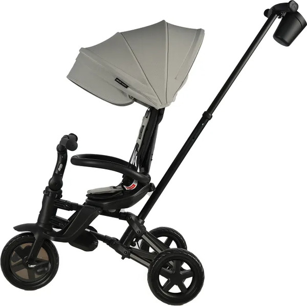 Изображение товара Трехколесный велосипед с ручкой QPlay Rider / S700-16 (серый/черный)