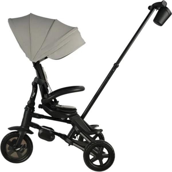 Изображение товара Трехколесный велосипед с ручкой QPlay Rider / S700-16 (серый/черный)