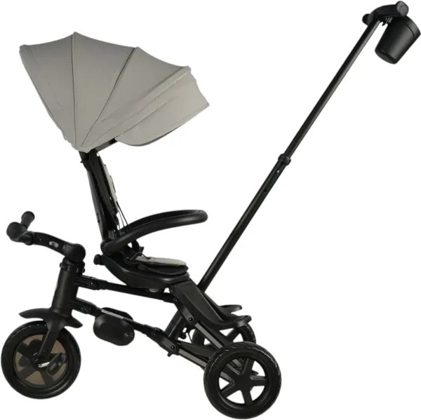 Изображение товара Трехколесный велосипед с ручкой QPlay Rider / S700-16 (серый/черный)