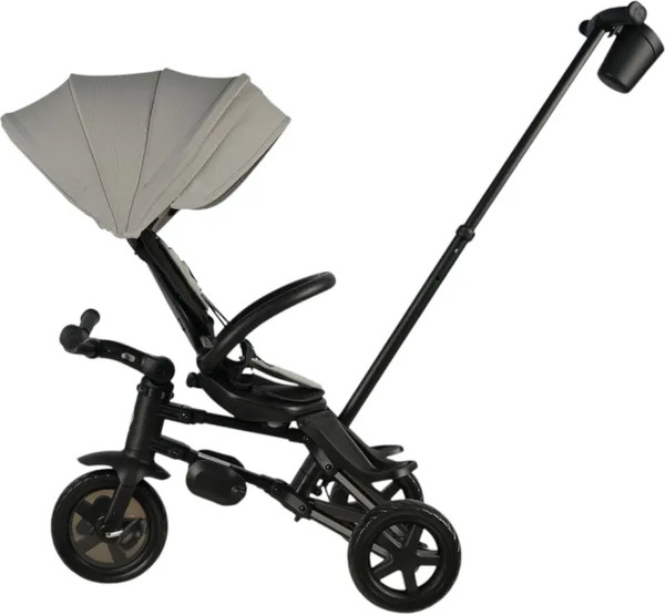 Изображение товара Трехколесный велосипед с ручкой QPlay Rider / S700-16 (серый/черный)