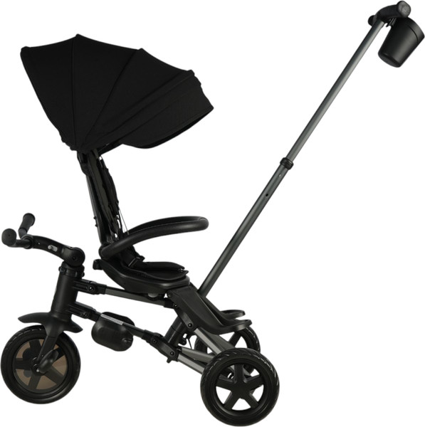 Изображение товара Трехколесный велосипед с ручкой QPlay Sprinter / S700-16 (черный/графитовый)