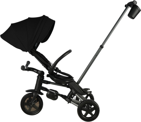 Изображение товара Трехколесный велосипед с ручкой QPlay Sprinter / S700-16 (черный/графитовый)