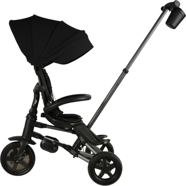 Изображение товара Трехколесный велосипед с ручкой QPlay Sprinter / S700-16 (черный/графитовый)